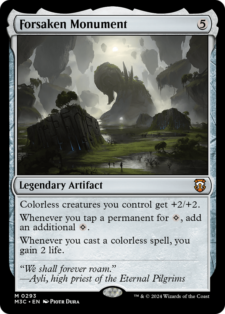 Forsaken Monument (Ripple Foil) [Modern Horizons 3 Commander] - Magic: The Gathering - Card Brawlers | Quebec | Canada |