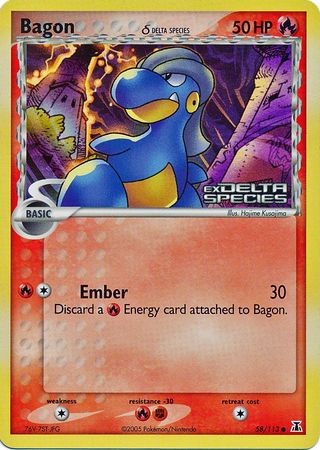 Bagon (58/113) (Delta Species) (Stamped) [EX: Delta Species] - Pokémon - Card Brawlers | Quebec | Canada |