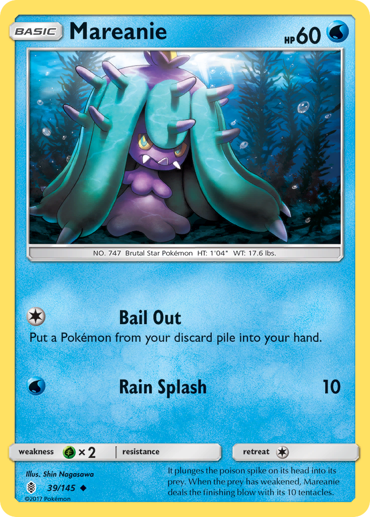 Mareanie (39/145) [Sun & Moon: Guardians Rising] - Pokémon - Card Brawlers | Quebec | Canada |
