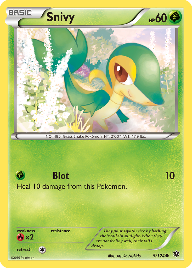 Snivy (5/124) [XY: Fates Collide] - Pokémon - Card Brawlers | Quebec | Canada |