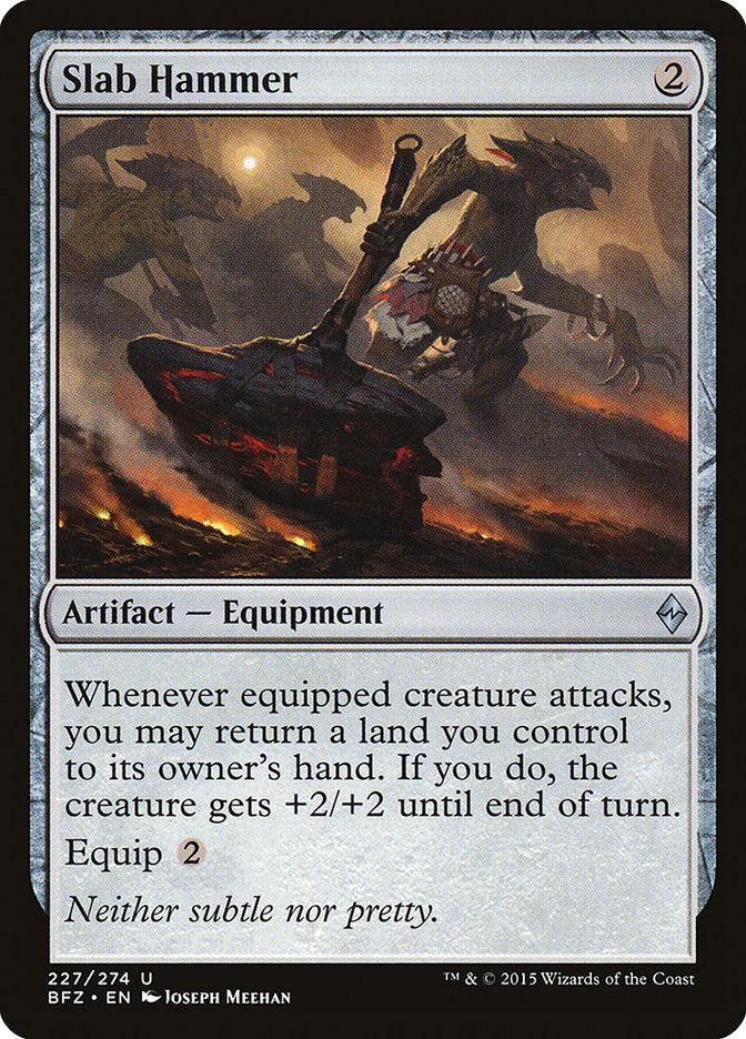 Slab Hammer [Battle for Zendikar] - Magic: The Gathering - Card Brawlers | Quebec | Canada |