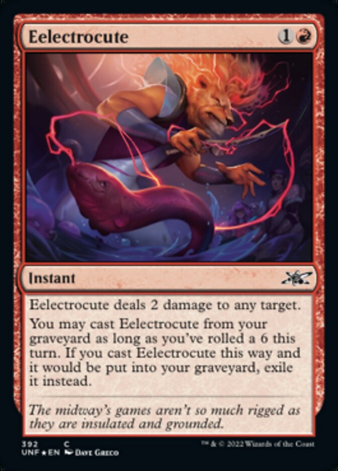 Eelectrocute (Galaxy Foil) [Unfinity] - Magic: The Gathering - Card Brawlers | Quebec | Canada |