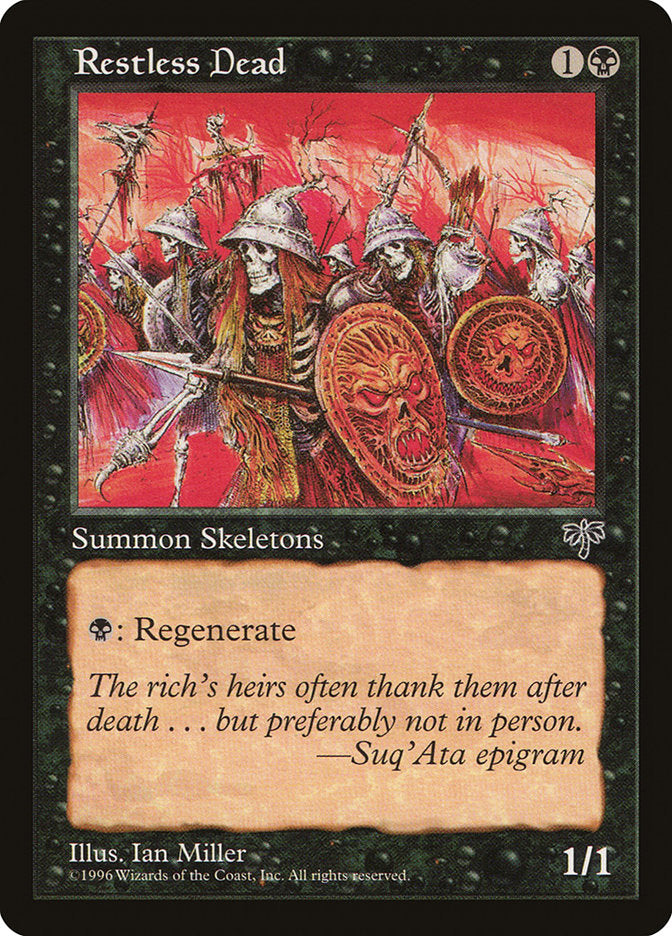 Restless Dead [Mirage] - Magic: The Gathering - Card Brawlers | Quebec | Canada |