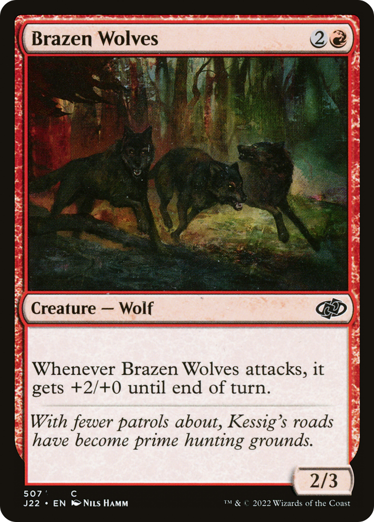 Brazen Wolves [Jumpstart 2022] - Magic: The Gathering - Card Brawlers | Quebec | Canada |