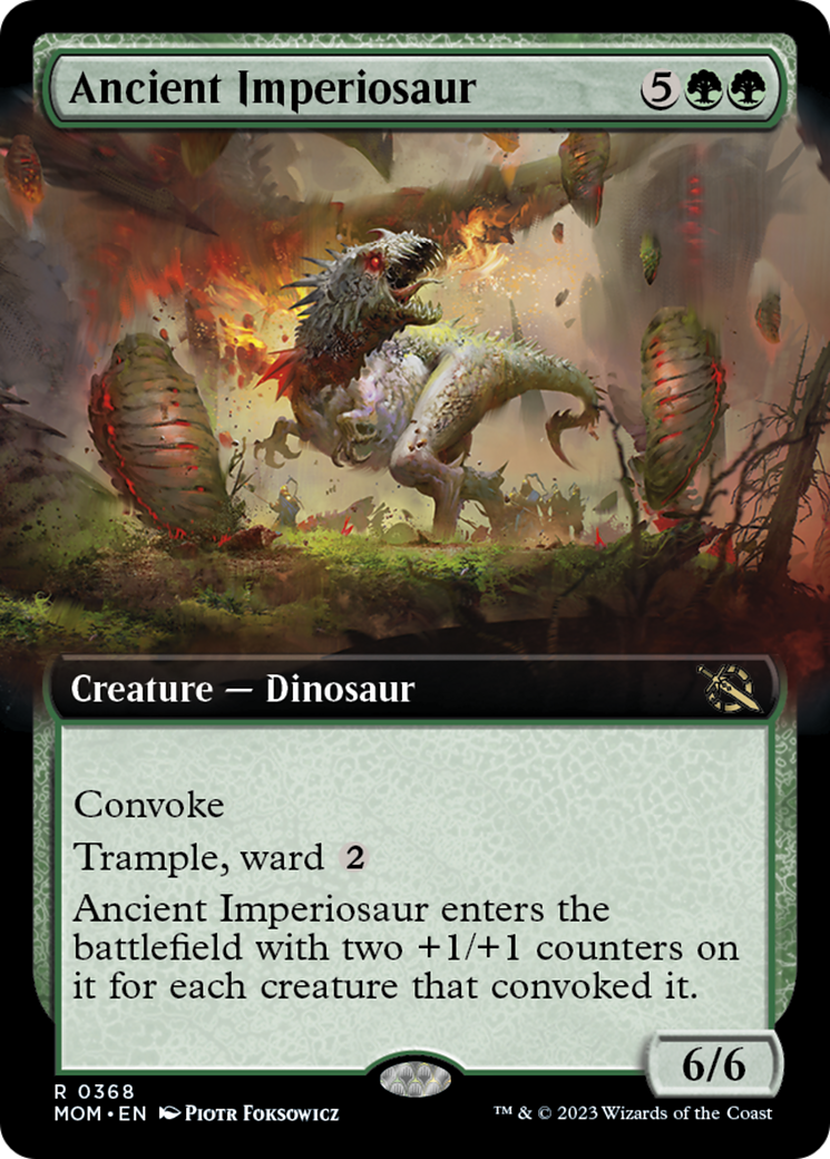 Ancient Imperiosaur (Extended Art) [March of the Machine] - Magic: The Gathering - Card Brawlers | Quebec | Canada |