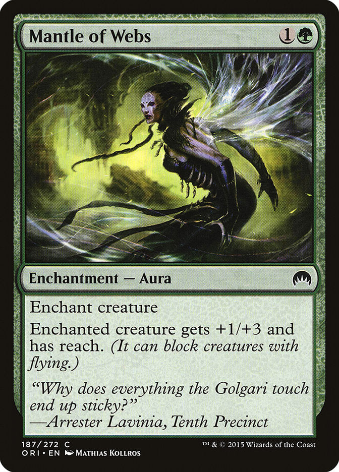 Mantle of Webs [Magic Origins] - Magic: The Gathering - Card Brawlers | Quebec | Canada |