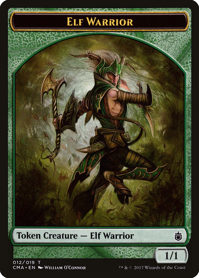 Elf Warrior Token [Commander Anthology Tokens] - Magic: The Gathering - Card Brawlers | Quebec | Canada |