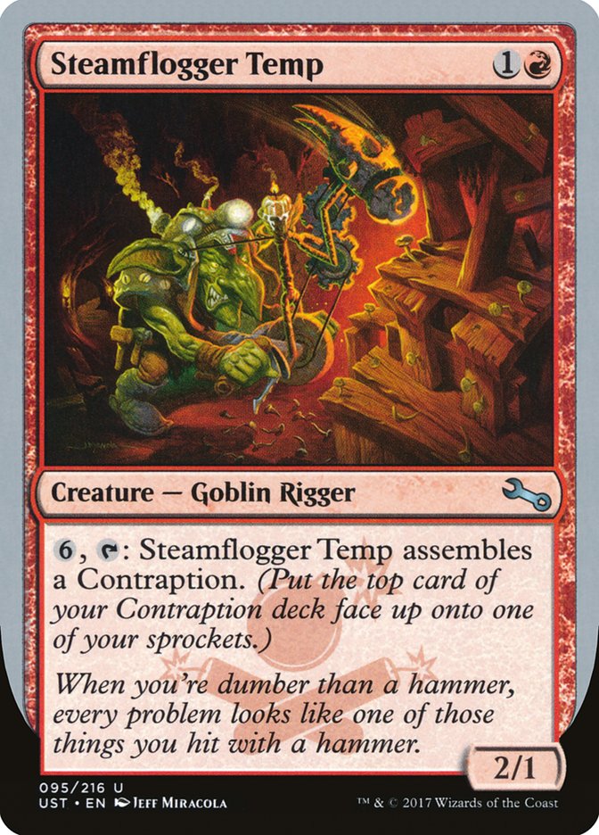 Steamflogger Temp [Unstable] - Magic: The Gathering - Card Brawlers | Quebec | Canada |