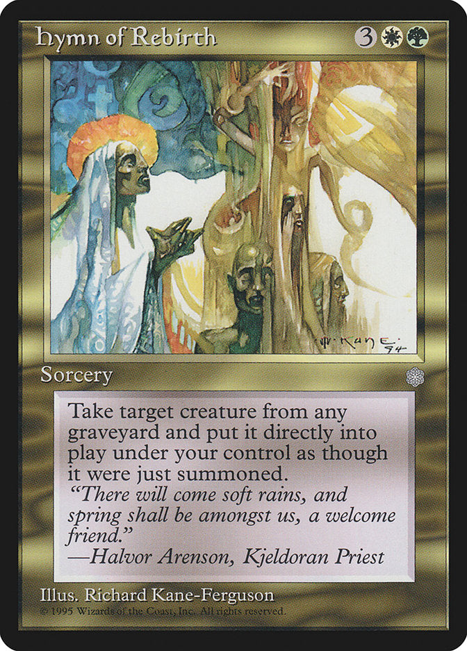 Hymn of Rebirth [Ice Age] - Magic: The Gathering - Card Brawlers | Quebec | Canada |