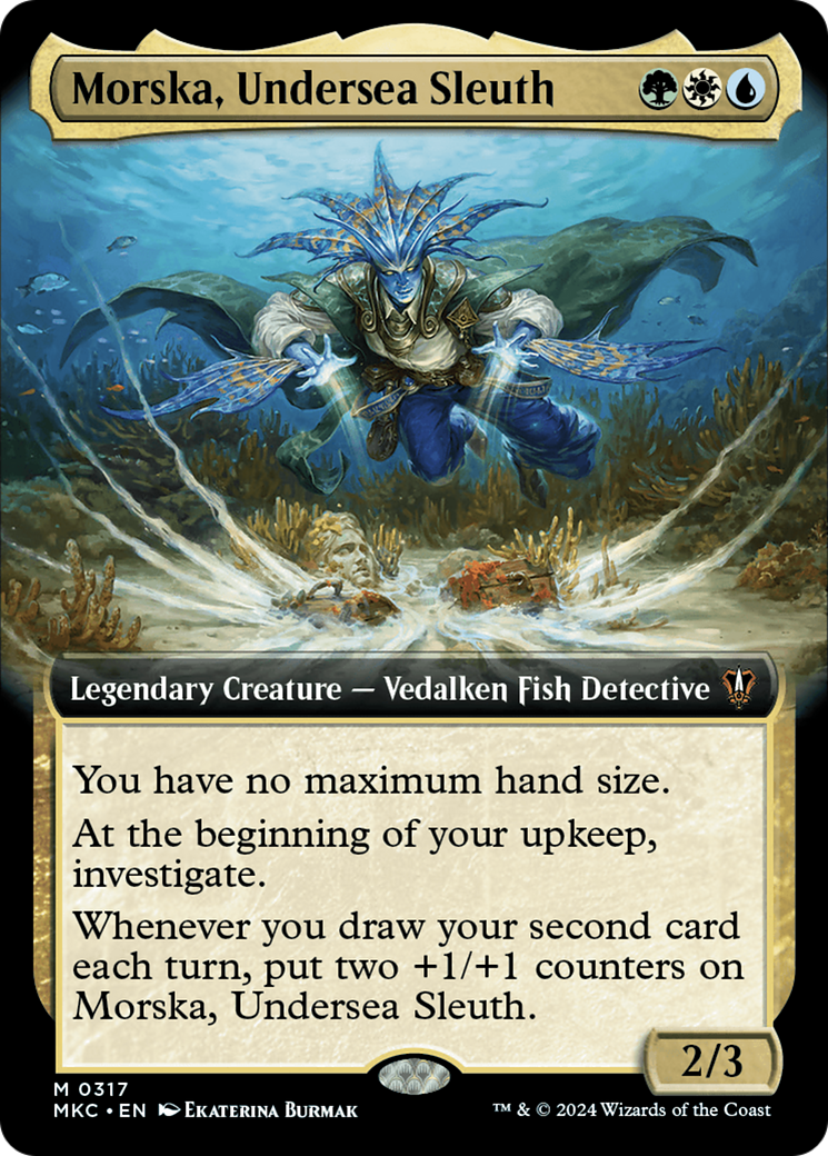 Morska, Undersea Sleuth (Extended Art) [Murders at Karlov Manor Commander] - Magic: The Gathering - Card Brawlers | Quebec | Canada |