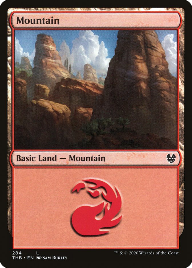 Mountain (284) [Theros Beyond Death] - Magic: The Gathering - Card Brawlers | Quebec | Canada |