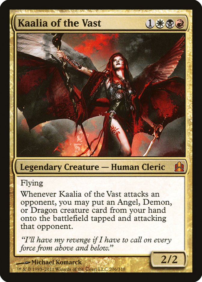 Kaalia of the Vast [Commander 2011] - Magic: The Gathering - Card Brawlers | Quebec | Canada |