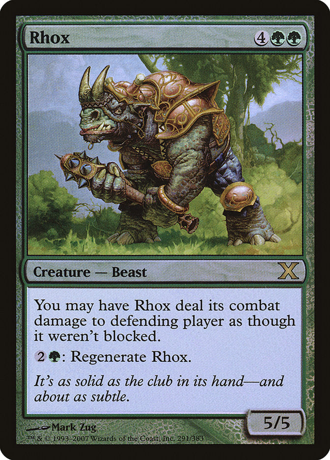 Rhox (Premium Foil) [Tenth Edition] - Magic: The Gathering - Card Brawlers | Quebec | Canada |