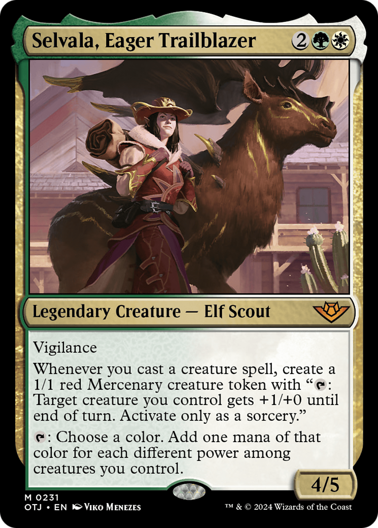Selvala, Eager Trailblazer [Outlaws of Thunder Junction] - Magic: The Gathering - Card Brawlers | Quebec | Canada |