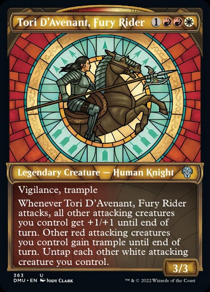Tori D'Avenant, Fury Rider (Showcase Textured) [Dominaria United] - Magic: The Gathering - Card Brawlers | Quebec | Canada |
