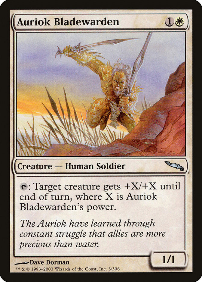 Auriok Bladewarden [Mirrodin] - Magic: The Gathering - Card Brawlers | Quebec | Canada |