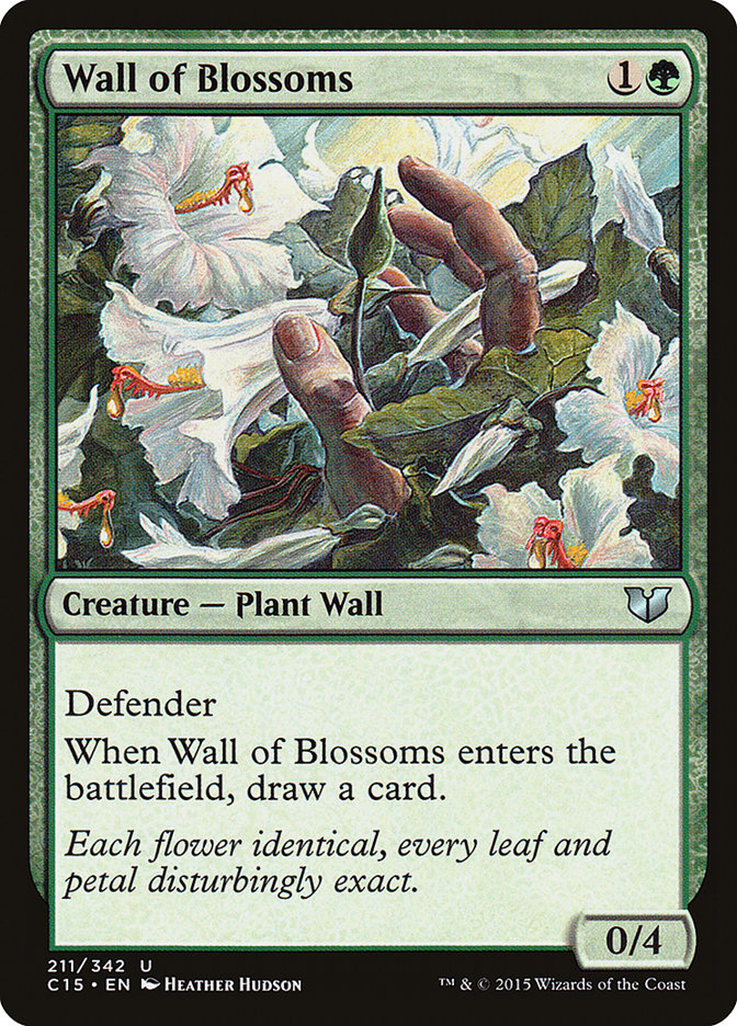 Wall of Blossoms [Commander 2015] - Magic: The Gathering - Card Brawlers | Quebec | Canada |