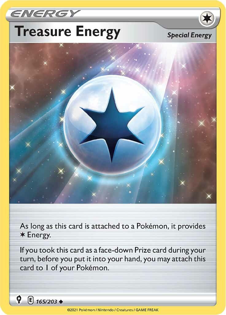 Treasure Energy (165/203) [Sword & Shield: Evolving Skies] - Pokémon - Card Brawlers | Quebec | Canada |
