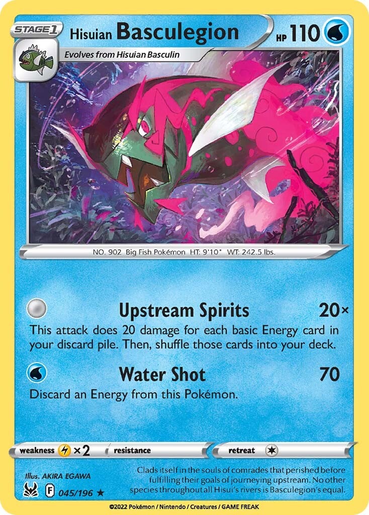Hisuian Basculegion (045/196) [Sword & Shield: Lost Origin] - Pokémon - Card Brawlers | Quebec | Canada |