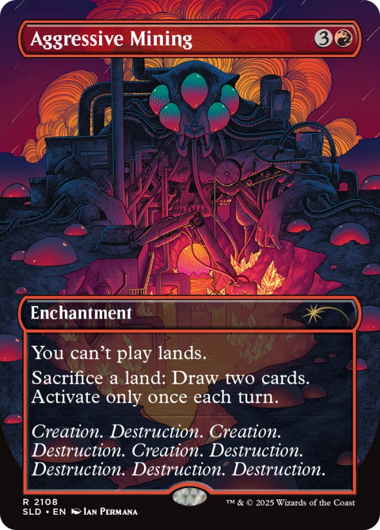 Aggressive Mining [Secret Lair Drop Series] - Magic: The Gathering - Card Brawlers | Quebec | Canada |