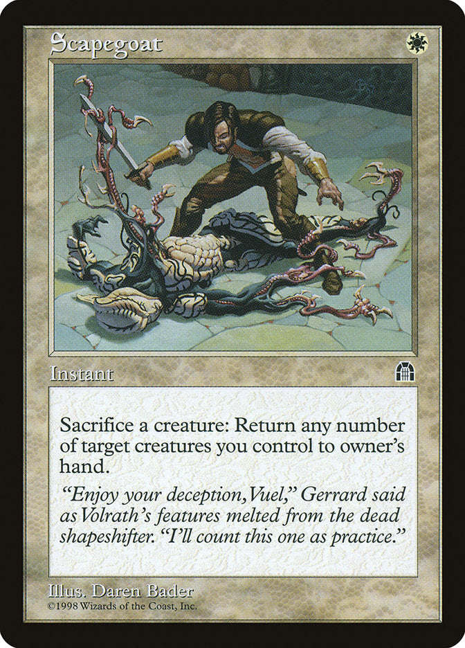 Scapegoat [Stronghold] - Magic: The Gathering - Card Brawlers | Quebec | Canada |