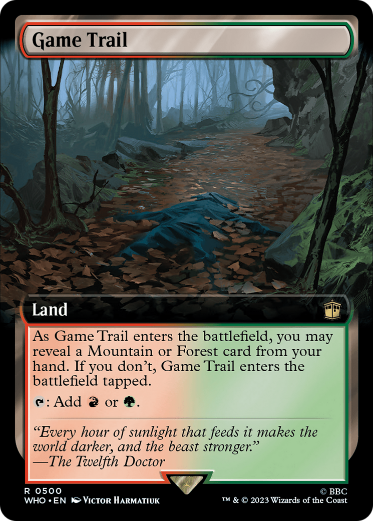 Game Trail (Extended Art) [Doctor Who] - Magic: The Gathering - Card Brawlers | Quebec | Canada |