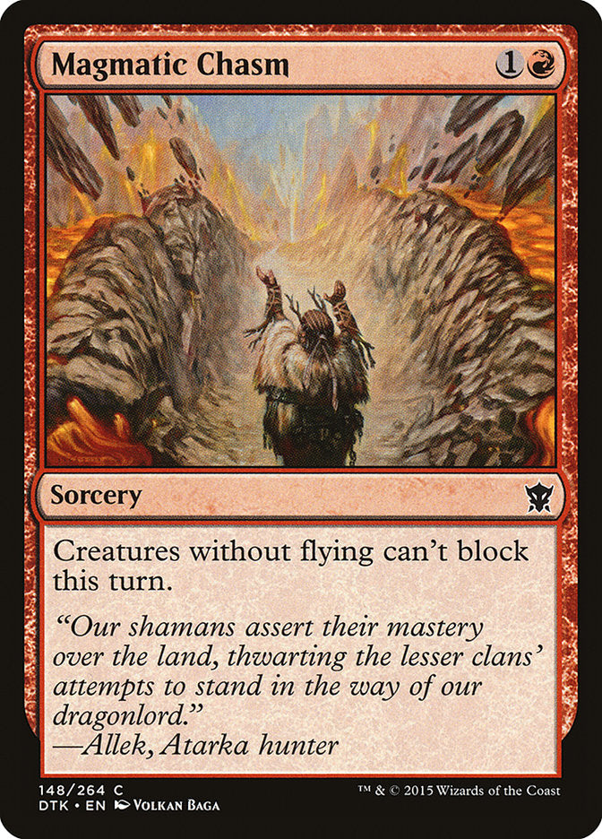 Magmatic Chasm [Dragons of Tarkir] - Magic: The Gathering - Card Brawlers | Quebec | Canada |