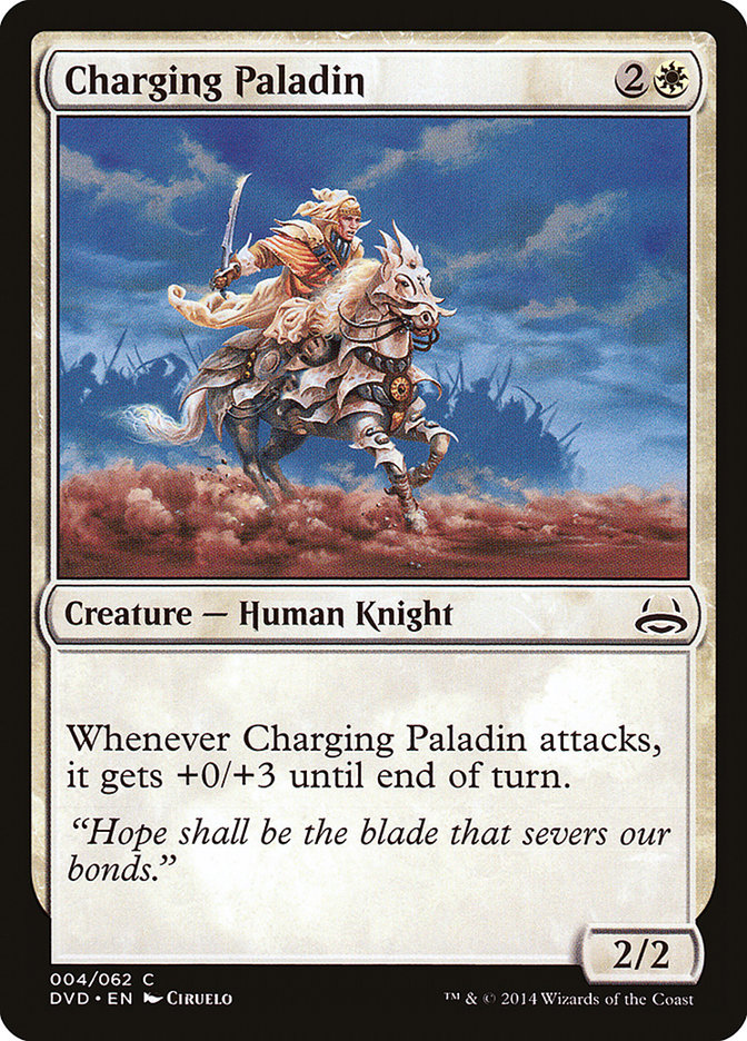 Charging Paladin (Divine vs. Demonic) [Duel Decks Anthology] - Magic: The Gathering - Card Brawlers | Quebec | Canada |