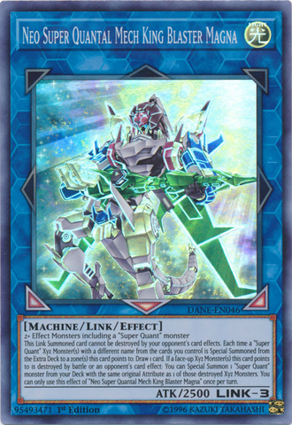 Neo Super Quantal Mech King Blaster Magna [DANE-EN046] Super Rare - Yu-Gi-Oh! - Card Brawlers | Quebec | Canada |