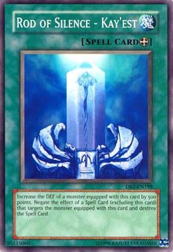 Rod of Silence - Kay'est [DR1-EN198] Common - Yu-Gi-Oh! - Card Brawlers | Quebec | Canada |