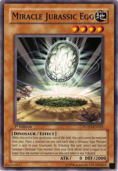 Miracle Jurassic Egg [POTD-EN021] Common - Yu-Gi-Oh! - Card Brawlers | Quebec | Canada |
