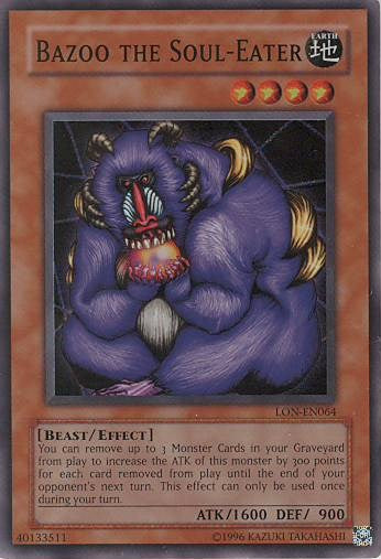 Bazoo the Soul-Eater [LON-EN064] Super Rare - Yu-Gi-Oh! - Card Brawlers | Quebec | Canada |
