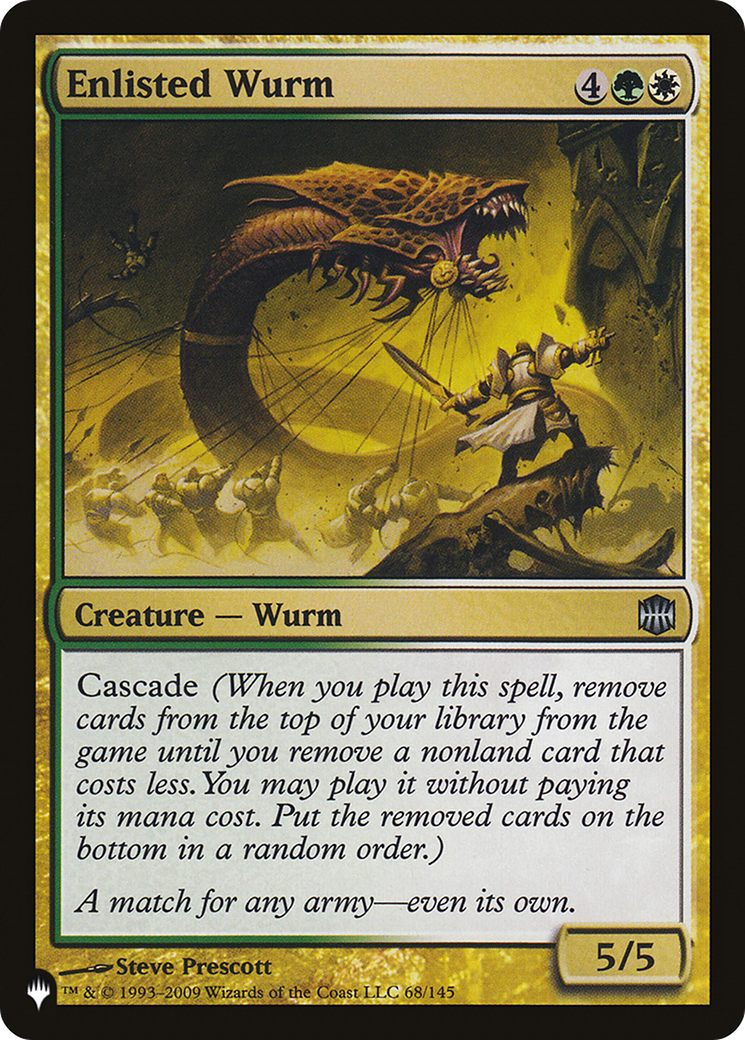 Enlisted Wurm [The List] - Magic: The Gathering - Card Brawlers | Quebec | Canada |