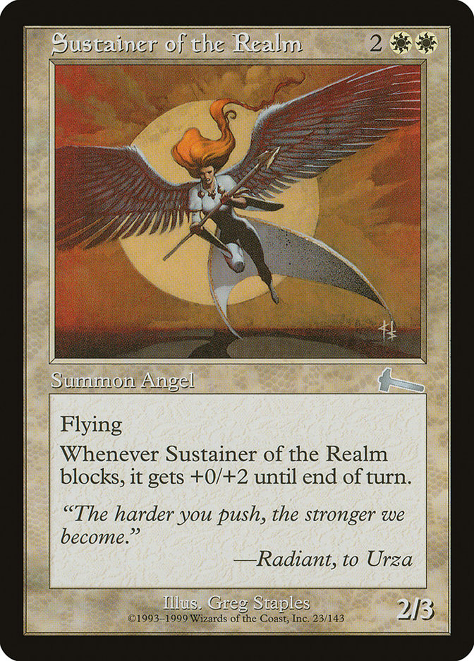 Sustainer of the Realm [Urza's Legacy] - Magic: The Gathering - Card Brawlers | Quebec | Canada |