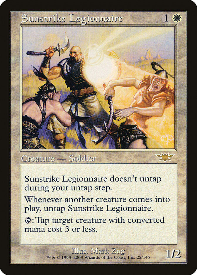 Sunstrike Legionnaire [Legions] - Magic: The Gathering - Card Brawlers | Quebec | Canada |