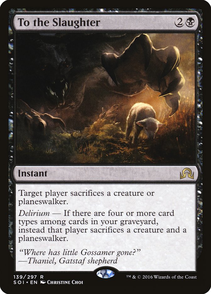 To the Slaughter [Shadows over Innistrad] - Magic: The Gathering - Card Brawlers | Quebec | Canada |