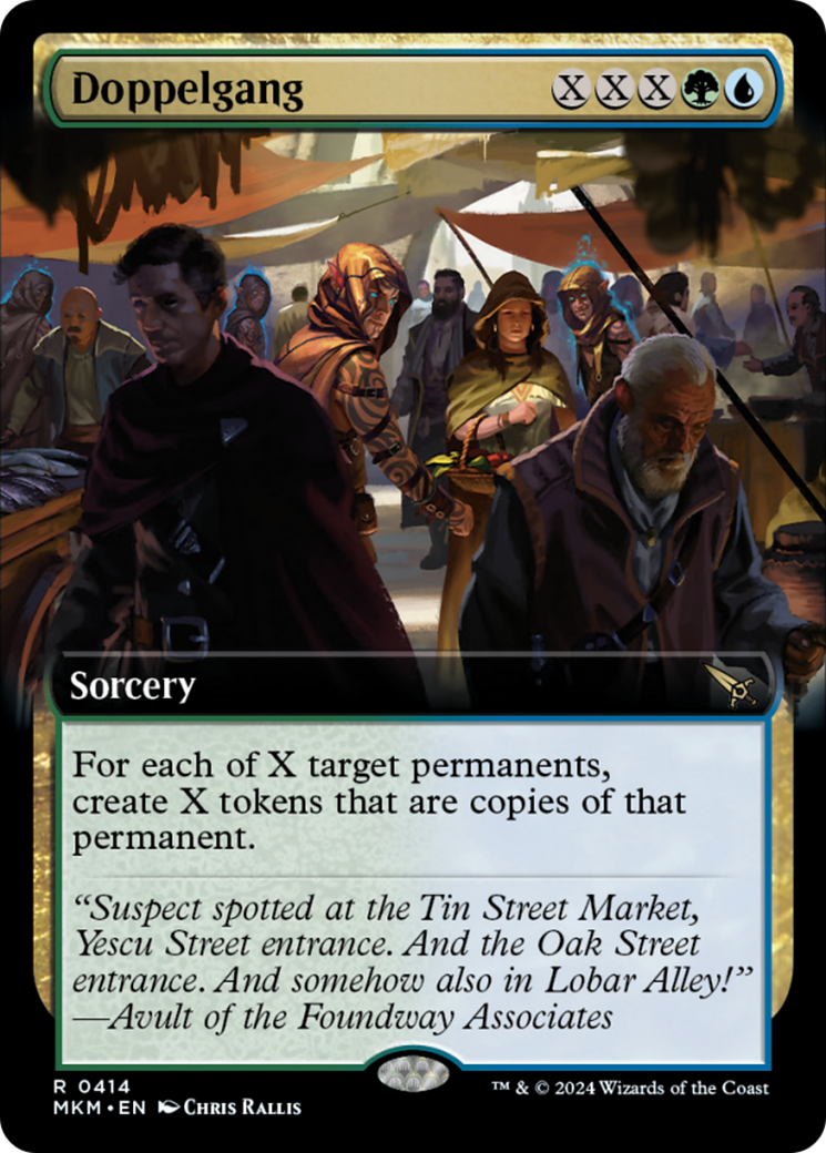 Doppelgang (Extended Art) [Murders at Karlov Manor] - Magic: The Gathering - Card Brawlers | Quebec | Canada |