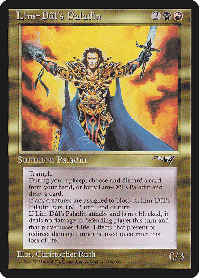 Lim-Dul's Paladin [Alliances] - Magic: The Gathering - Card Brawlers | Quebec | Canada |