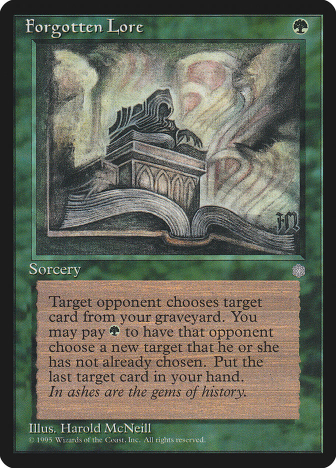 Forgotten Lore [Ice Age] - Magic: The Gathering - Card Brawlers | Quebec | Canada |