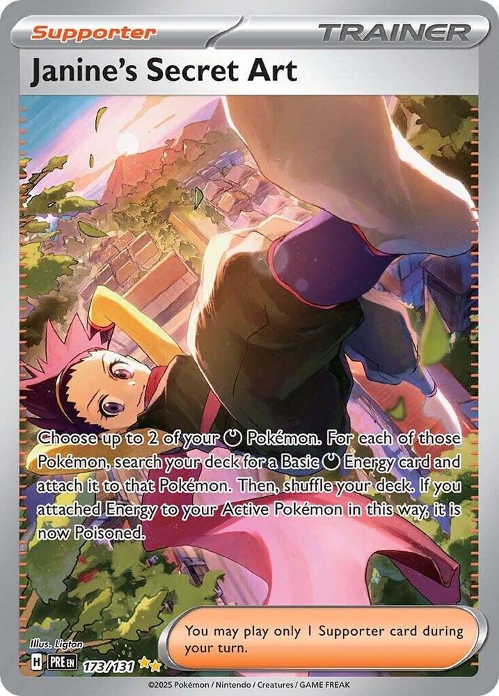 Janine's Secret Art (173/131) [Scarlet & Violet: Prismatic Evolutions] - Pokémon - Card Brawlers | Quebec | Canada |