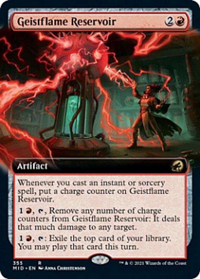 Geistflame Reservoir (Extended Art) [Innistrad: Midnight Hunt] - Magic: The Gathering - Card Brawlers | Quebec | Canada |