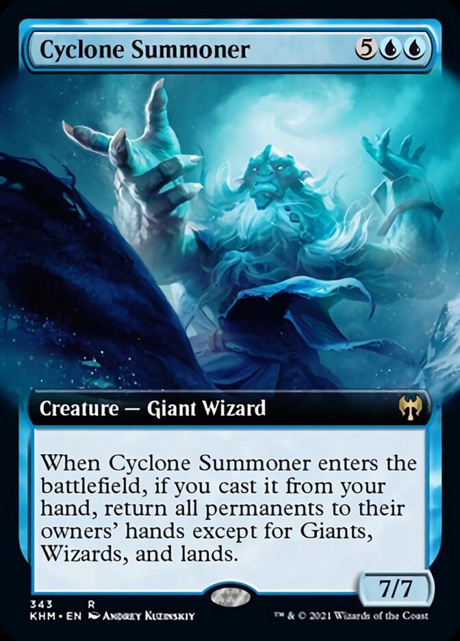 Cyclone Summoner (Extended Art) [Kaldheim] - Magic: The Gathering - Card Brawlers | Quebec | Canada |