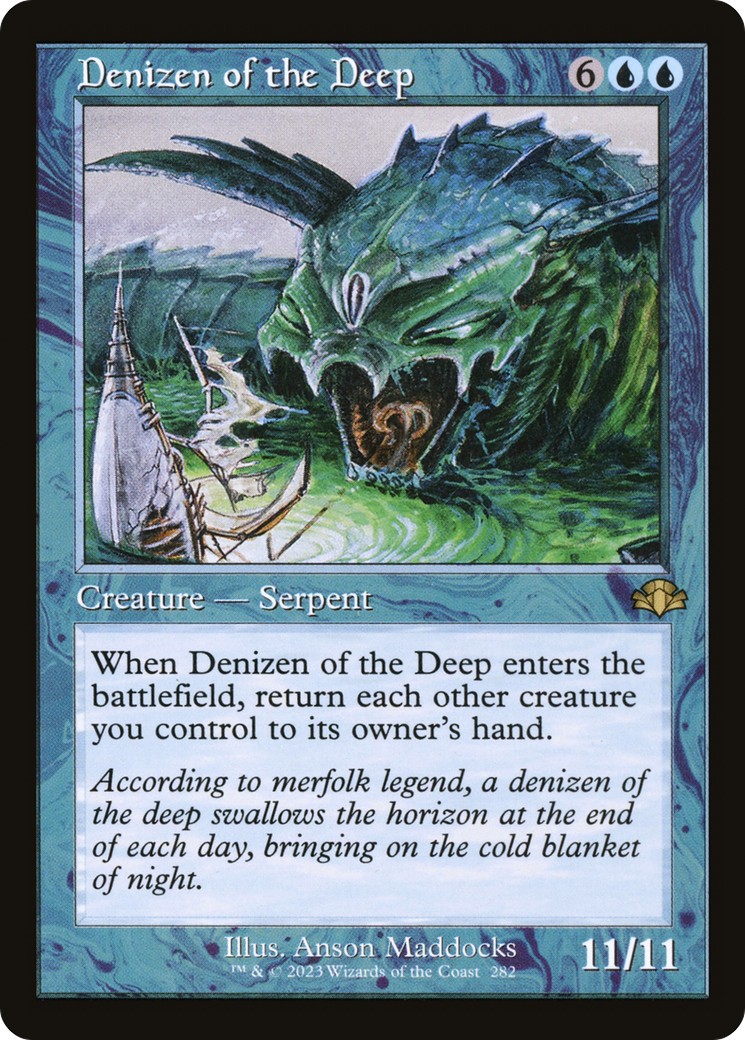 Denizen of the Deep (Retro) [Dominaria Remastered] - Magic: The Gathering - Card Brawlers | Quebec | Canada |