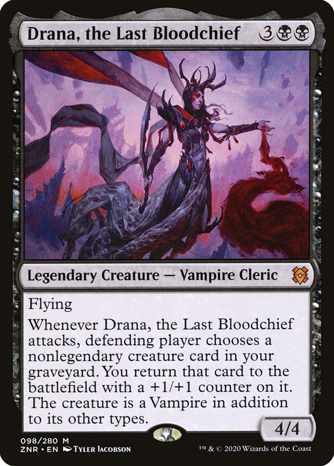 Drana, the Last Bloodchief [Zendikar Rising] - Magic: The Gathering - Card Brawlers | Quebec | Canada |