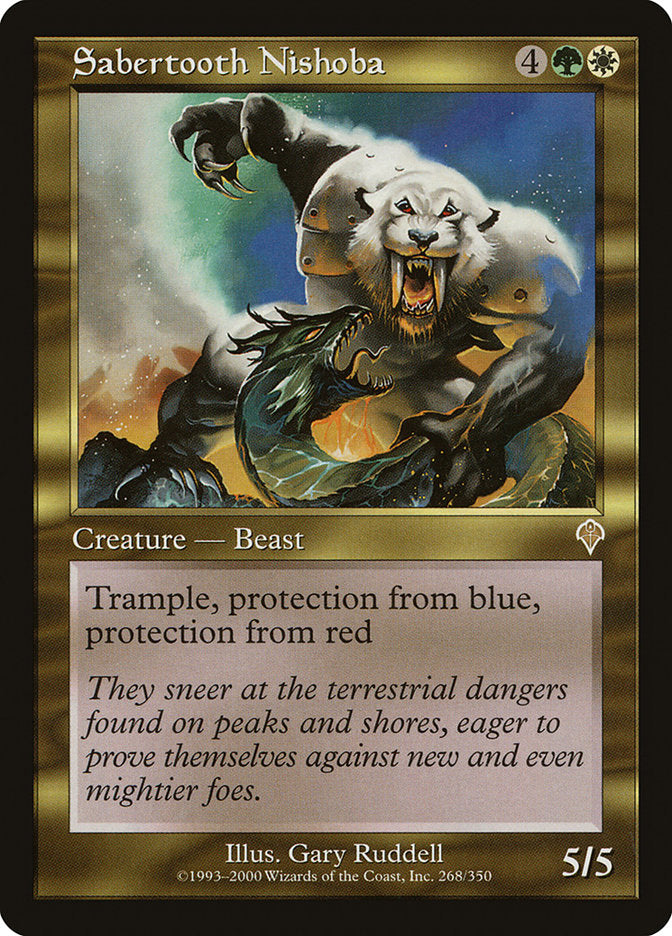 Sabertooth Nishoba [Invasion] - Magic: The Gathering - Card Brawlers | Quebec | Canada |
