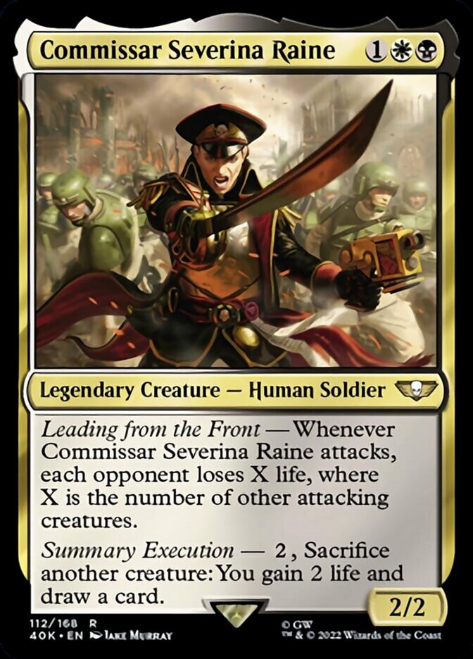 Commissar Severina Raine [Warhammer 40,000] - Magic: The Gathering - Card Brawlers | Quebec | Canada |