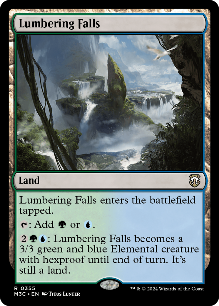 Lumbering Falls (Ripple Foil) [Modern Horizons 3 Commander] - Magic: The Gathering - Card Brawlers | Quebec | Canada |