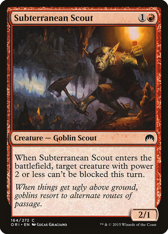 Subterranean Scout [Magic Origins] - Magic: The Gathering - Card Brawlers | Quebec | Canada |
