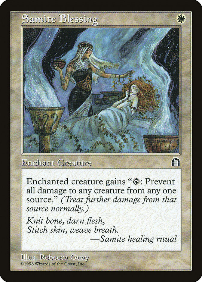 Samite Blessing [Stronghold] - Magic: The Gathering - Card Brawlers | Quebec | Canada |