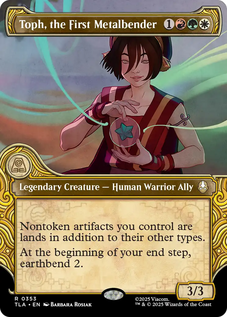 Toph, the First Metalbender (Showcase) [Avatar: The Last Airbender] - Magic: The Gathering - Card Brawlers | Quebec | Canada |